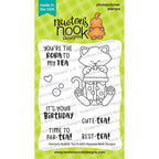 Newton's Nook Designs Newton's Bubble Tea Clear Stamp and Die Set product image 1