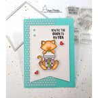 Newton's Nook Designs Newton's Bubble Tea Dies nn2404d01 hearts