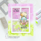 Newton's Nook Designs Newton's Bubble Tea Dies nn2404d01 shaker card