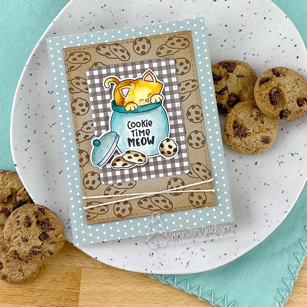 Newton's Nook Designs Newton's Cookie Jar Dies nn2412d01 cookie time