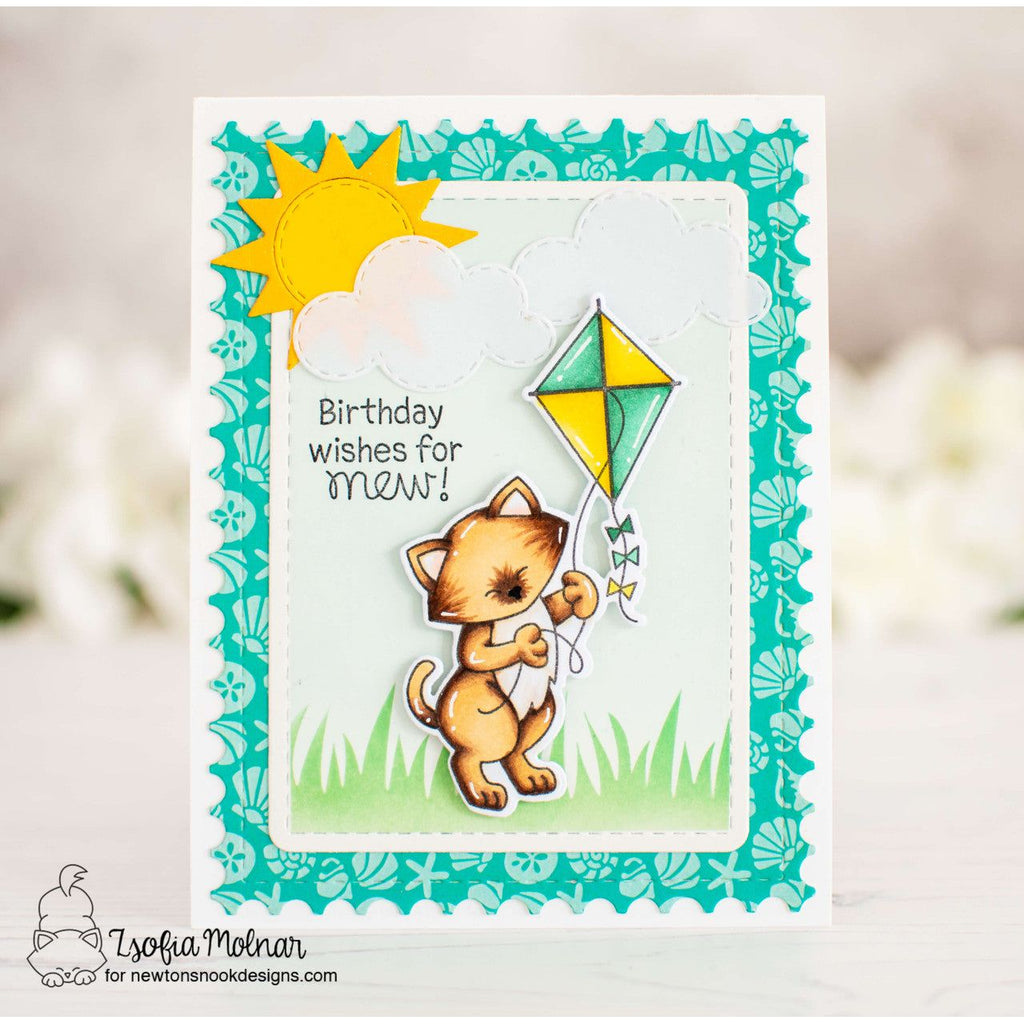 Newton's Nook Designs Newton's Kite Clear Stamps nn2206s01*cat