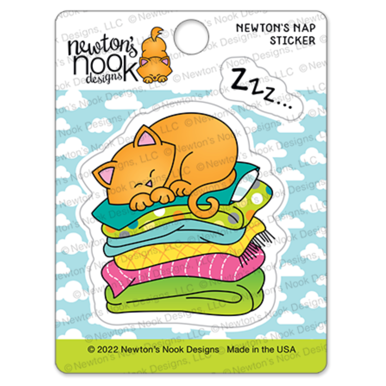 Newton's Nook Designs Newton's Nap Sticker nn202204