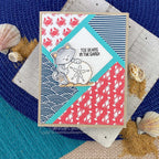 Newton's Nook Designs Newton's Sand Dollar Clear Stamps nn2503s04 toe beans