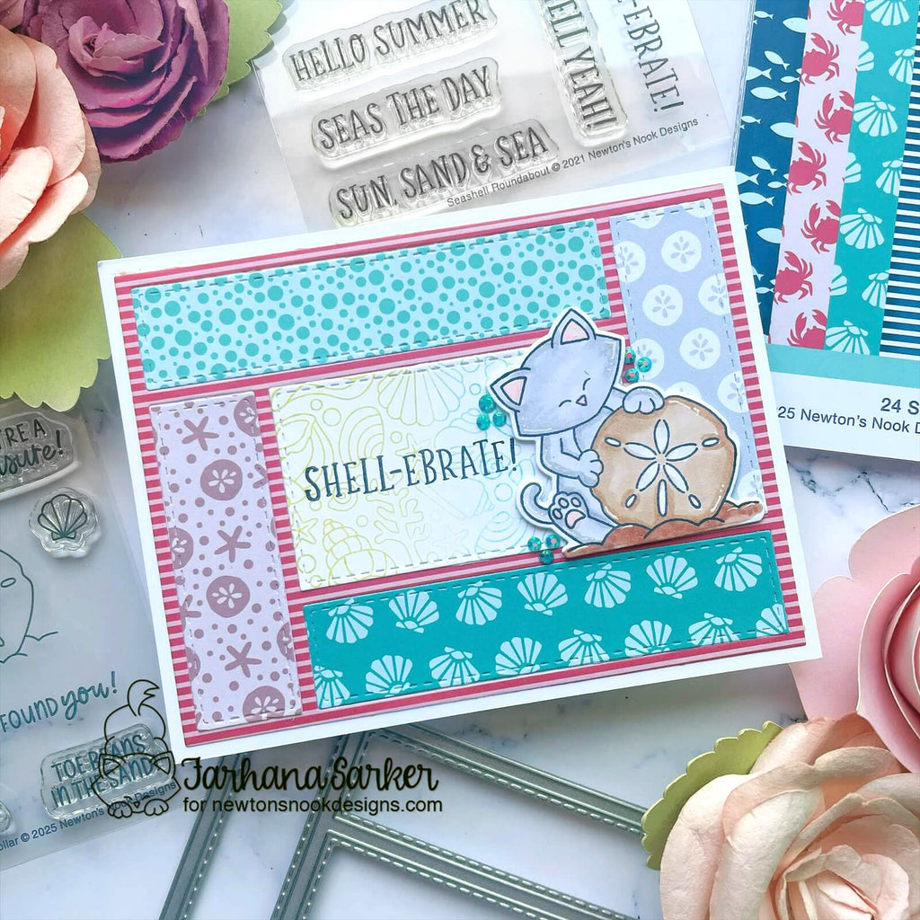 Newton's Nook Designs Newton's Sand Dollar Dies nn2503d08 celebrate
