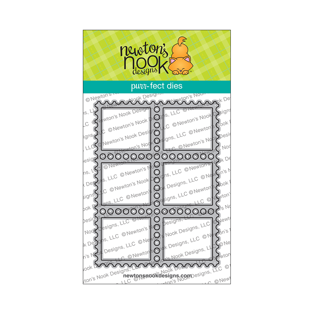 Newton's Nook Designs Postage Stamp Layout Die nn2410d04 1