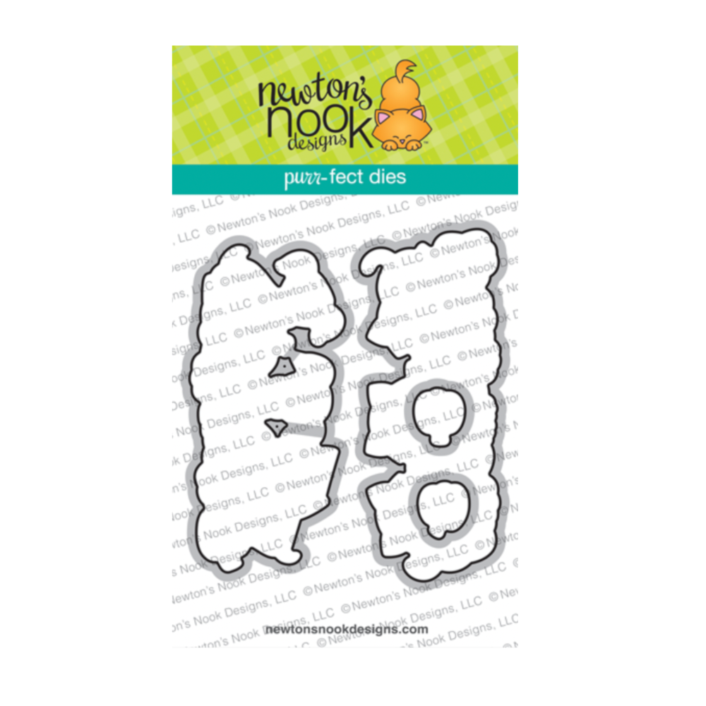 Newton's Nook Designs Pumpkin Tails Clear Stamp and Die Set image 