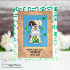 Newton's Nook Designs Puppy's Bubble Tea Clear Stamp and Die Set* woof