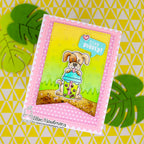 Newton's Nook Designs Puppy's Bubble Tea Dies nn2404d02* hearts