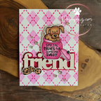 Newton's Nook Designs Puppy's Cookie Jar Clear Stamp and Die Set friend | color-code:ALT01
