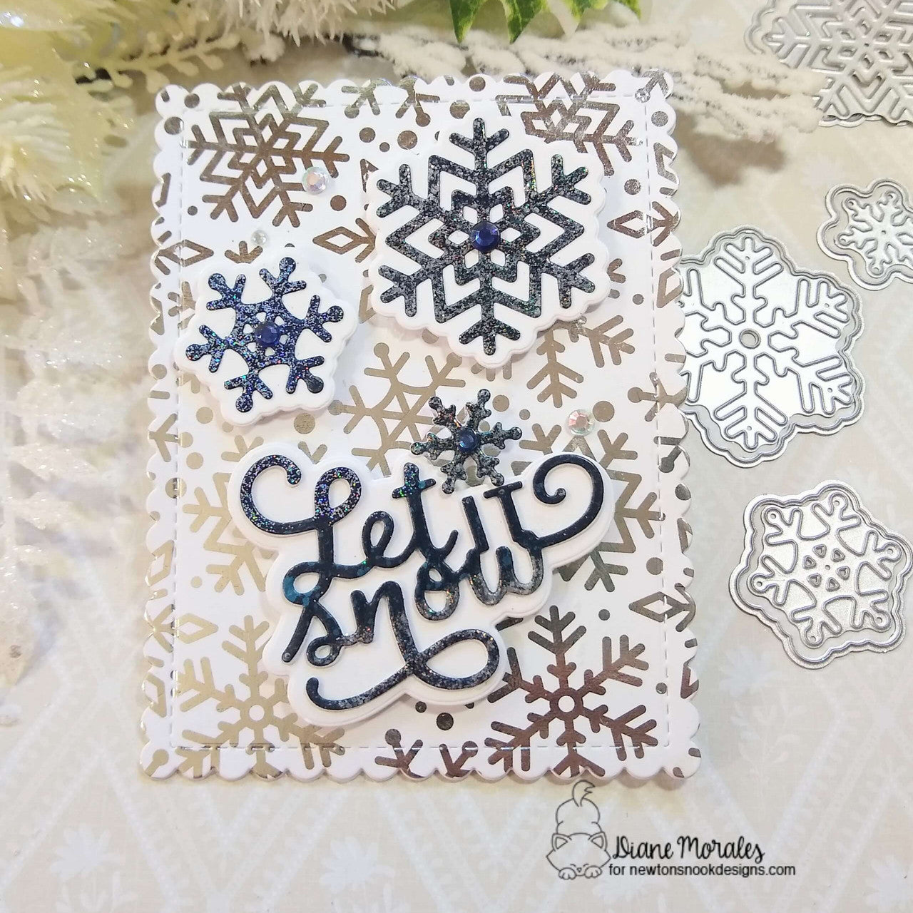 Newton's Nook Designs Snowfall Dies nn2511d02 snowflakes