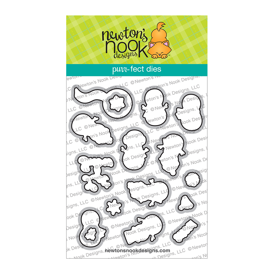 Newton's Nook Designs Snowman Postage Sampler Dies nn2511d01
