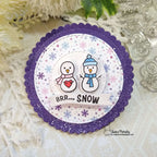 Newton's Nook Designs Snowman Postage Sampler Dies nn2511d01 snowmen