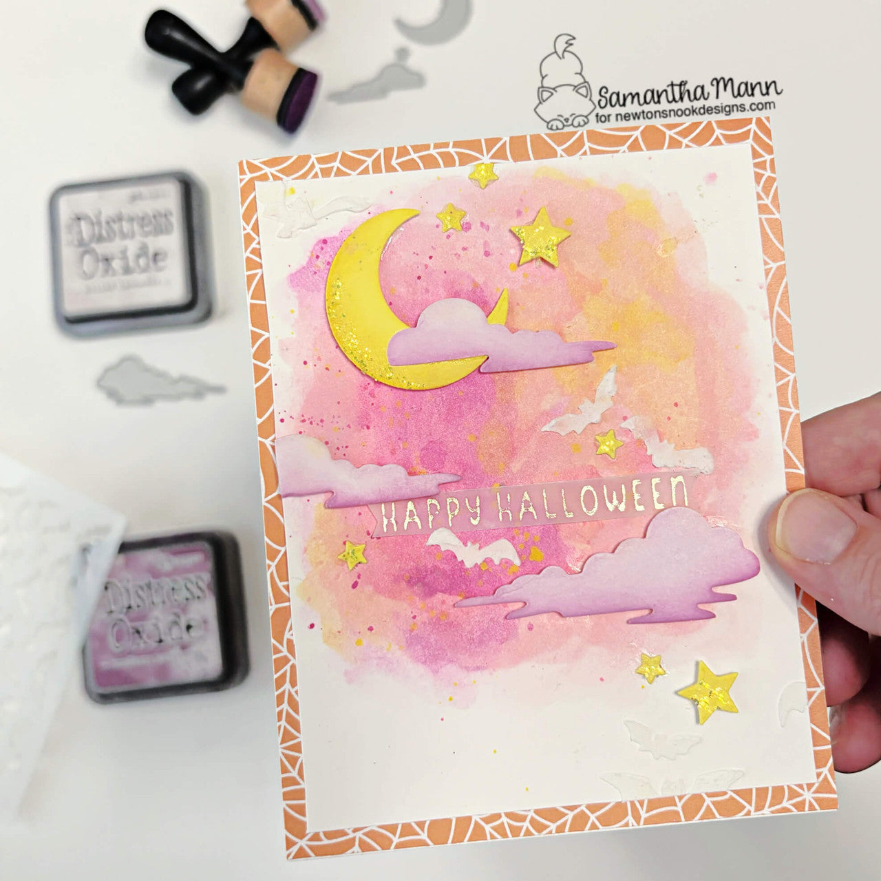 Newton's Nook Designs Spooky Sky Dies nn2409d07* happy halloween