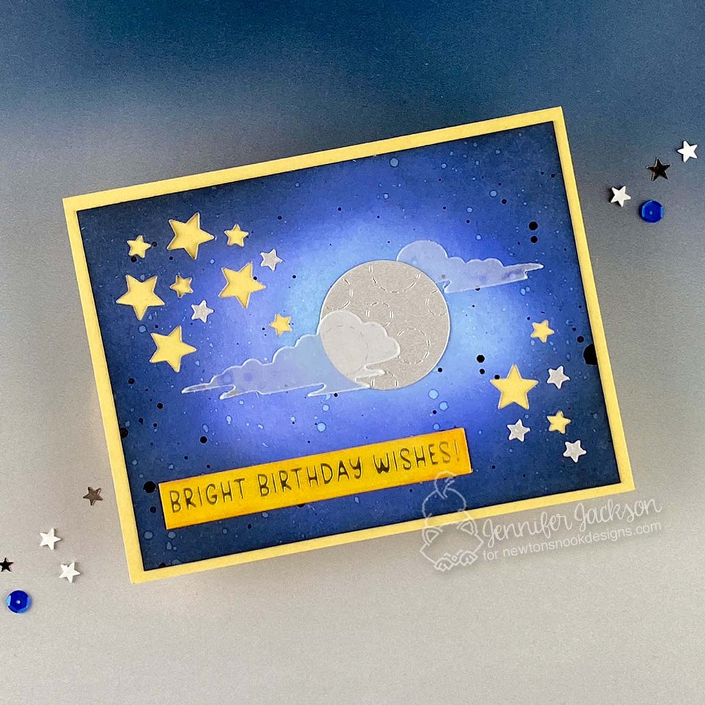 Newton's Nook Designs Spooky Sky Dies nn2409d07* stars