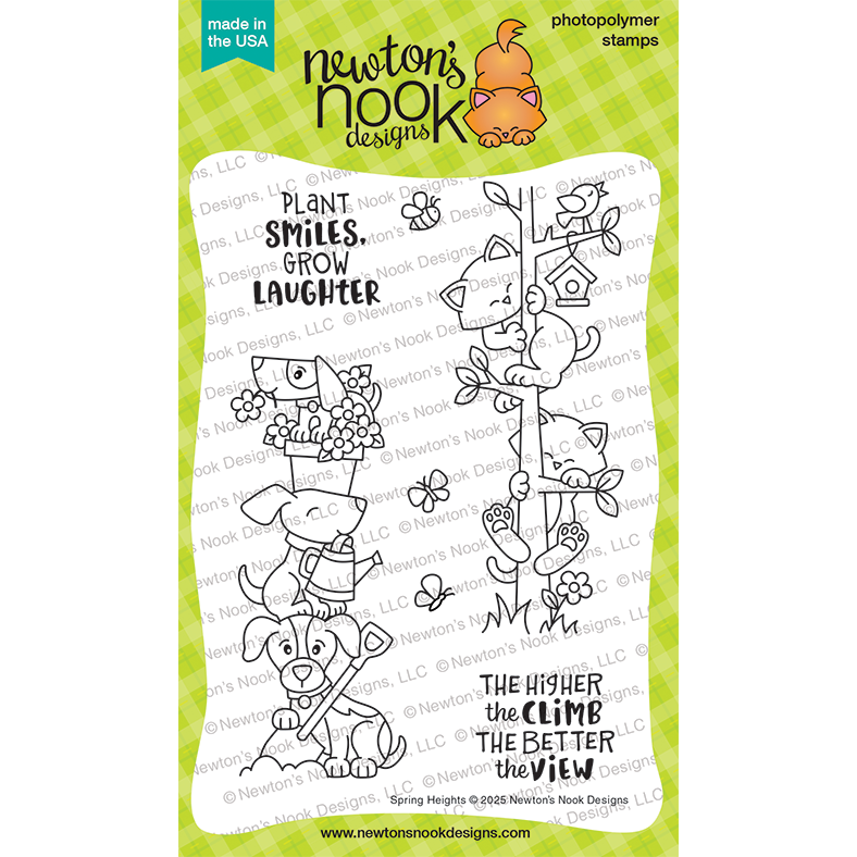 Newton's Nook Designs Spring Heights Clear Stamps nn2503s01