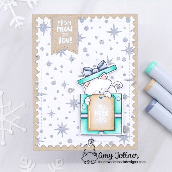 Newton's Nook Designs Starfield Stencil nn1707t03 present