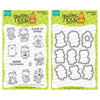 Newton's Nook Designs Trick or Treat Newton Clear Stamp and Die Set