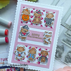 Newton's Nook Designs Trick or Treat Newton Clear Stamp and Die Set happy halloween
