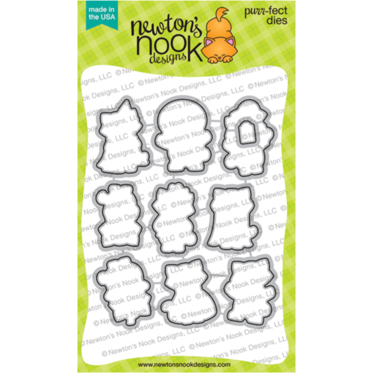 Newton's Nook Designs Trick or Treat Newton Clear Stamp and Die Set product image 2