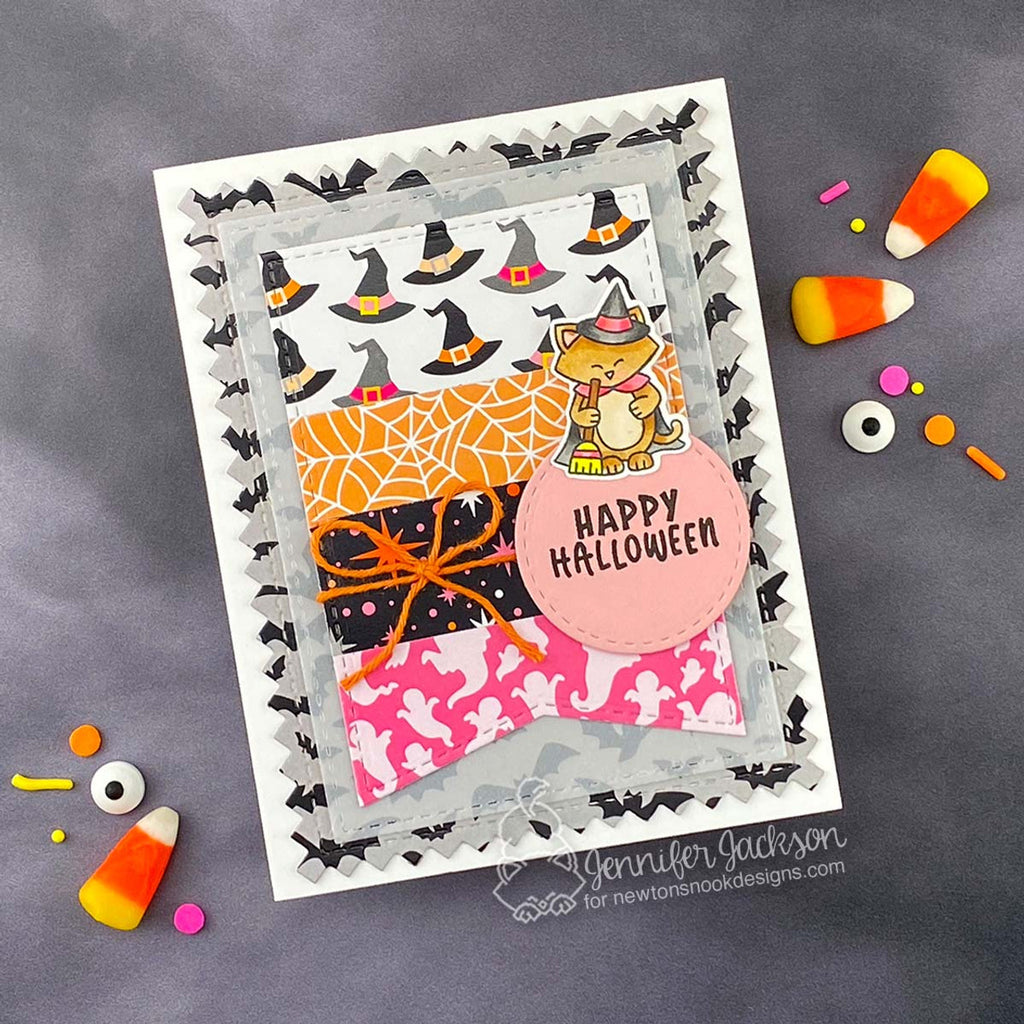 Newton's Nook Designs Trick or Treat Newton Dies nn2409d01* ghosts