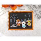 Newton's Nook Designs Trick or Treat Puppy Clear Stamps nn2409s02 halloween