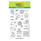 Newton's Nook Designs Valentine Postage Sampler Clear Stamps nn2412s03 1
