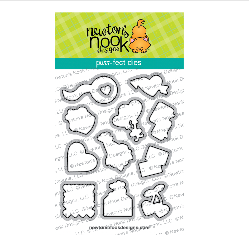 Newton's Nook Designs Valentine Postage Sampler Dies nn2412d03 1