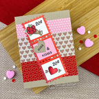 Newton's Nook Designs Valentine Postage Sampler Dies nn2412d03 kisses
