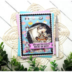 Newton's Nook Designs Newton Loves Pizza Clear Stamps nn2407s01
