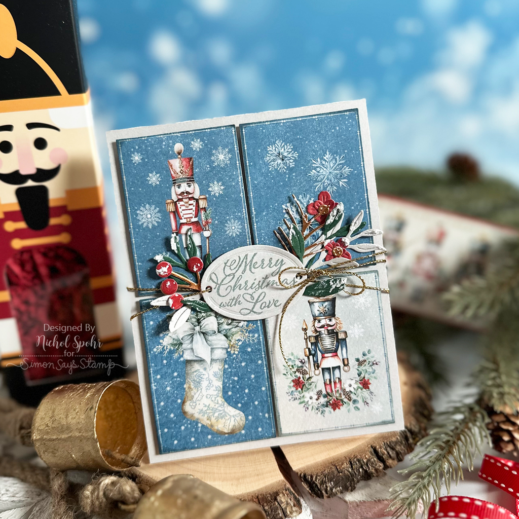 Simon Says Stamp Collaging Tiles Wafer Dies 1525sd Christmas Card| color-code:ALT06