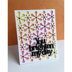Simon Says Stamp Nifty Star Plate Wafer Dies s983 Rain or Shine Brighten My Day Card | color-code:ALT01