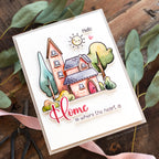 Simon Says Stamp No Place Like Home Wafer Dies 1277sdc Rain or Shine Hello Card | color-code:ALT01