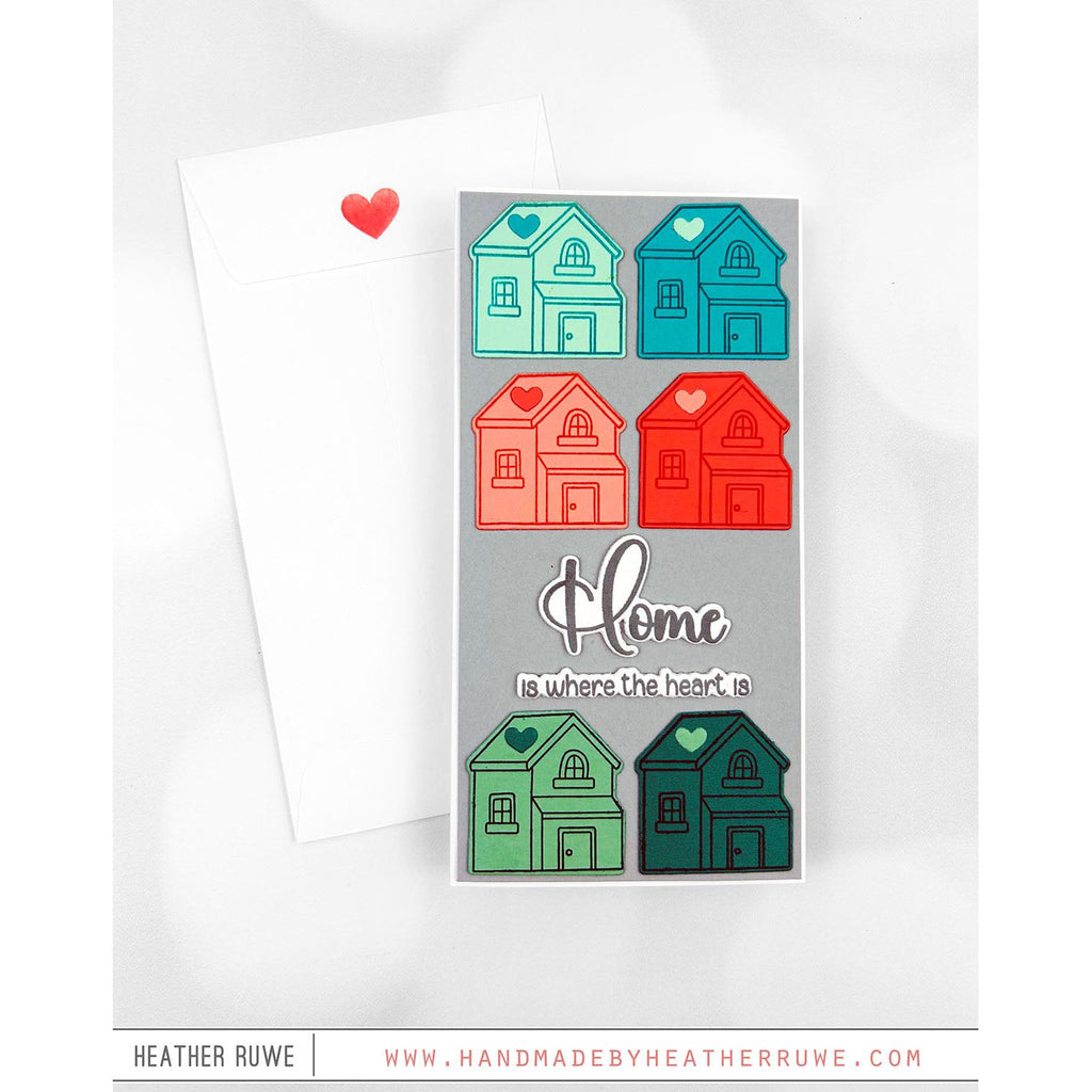 Simon Says Stamp No Place Like Home Wafer Dies 1277sdc Rain or Shine Home Card | color-code:ALT0