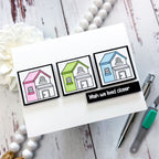 Simon Says Stamps and Dies No Place Like Home set949np Rain or Shine Miss You Card
