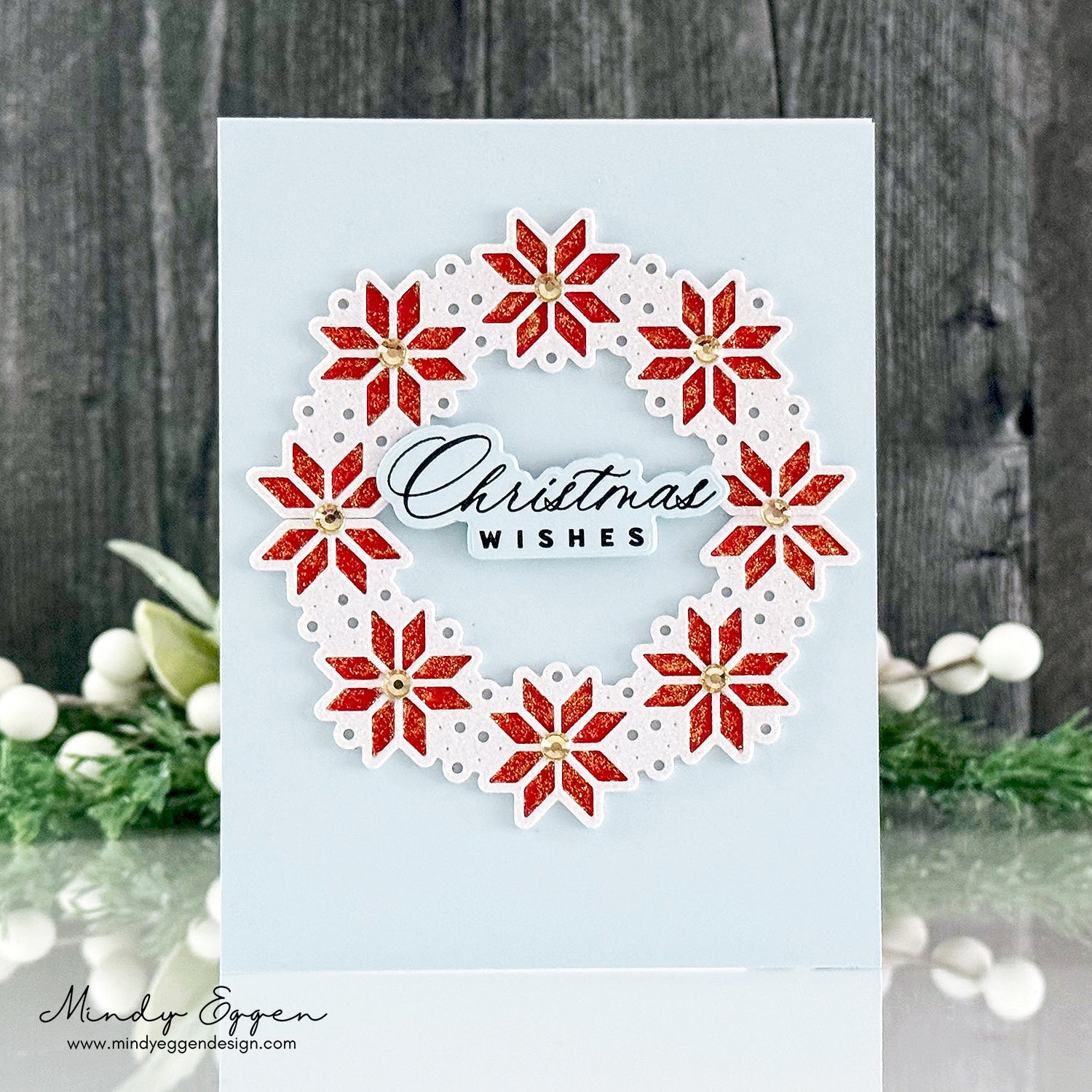 Simon Says Stamp Nordic Arch and Corners Wafer Dies s972 DieCember Christmas Card | color-code:ALT05