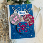 Simon Says Stamp Nordic Ornament Wafer Die s1043 Sugar and Spice Holiday Card
