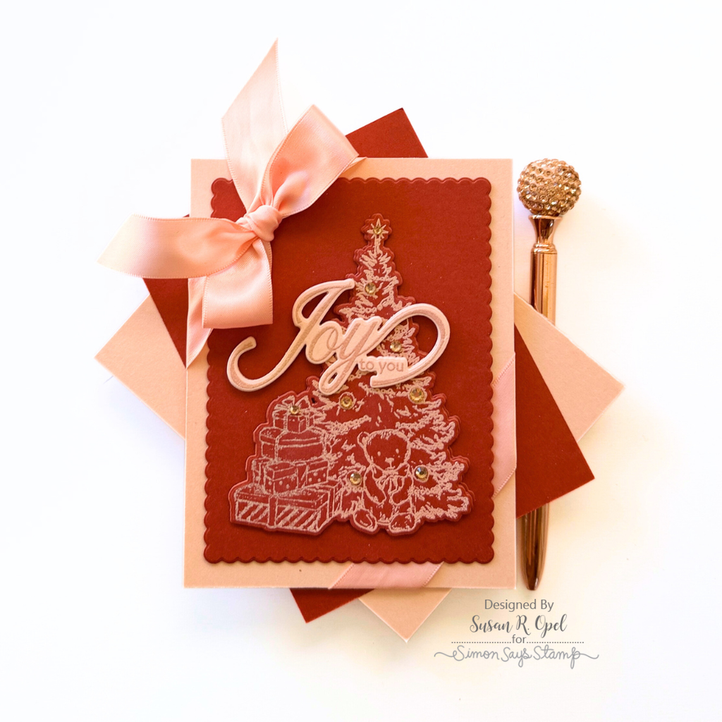 Simon Says Clear Stamps Nostalgic Christmas 2292ssc And Everything Nice Christmas Card