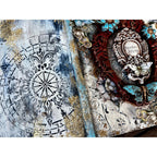 Stamperia Sir Vagabond In Fantasy World Round Stencil kstd157 journal