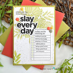 CZ Design Stamps and Dies Noted set652n Just A Note Encouragement Card