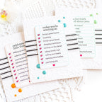 CZ Design Stamps and Dies Noted set652n Just A Note Encouragement Cards | color-code:ALT067