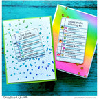 CZ Design Stamps and Dies Noted set652n Just A Note Lists Cards