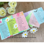 CZ Design Stamps and Dies Noted set652n Just A Note Encouragement Cards