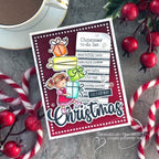 CZ Design Clear Stamps Noted Holiday cz383c Season Of Wonder Christmas Card | color-code:ALT01