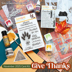 Simon Says Stamp Card Kit of the Month November 2025 Give Thanks ck1125