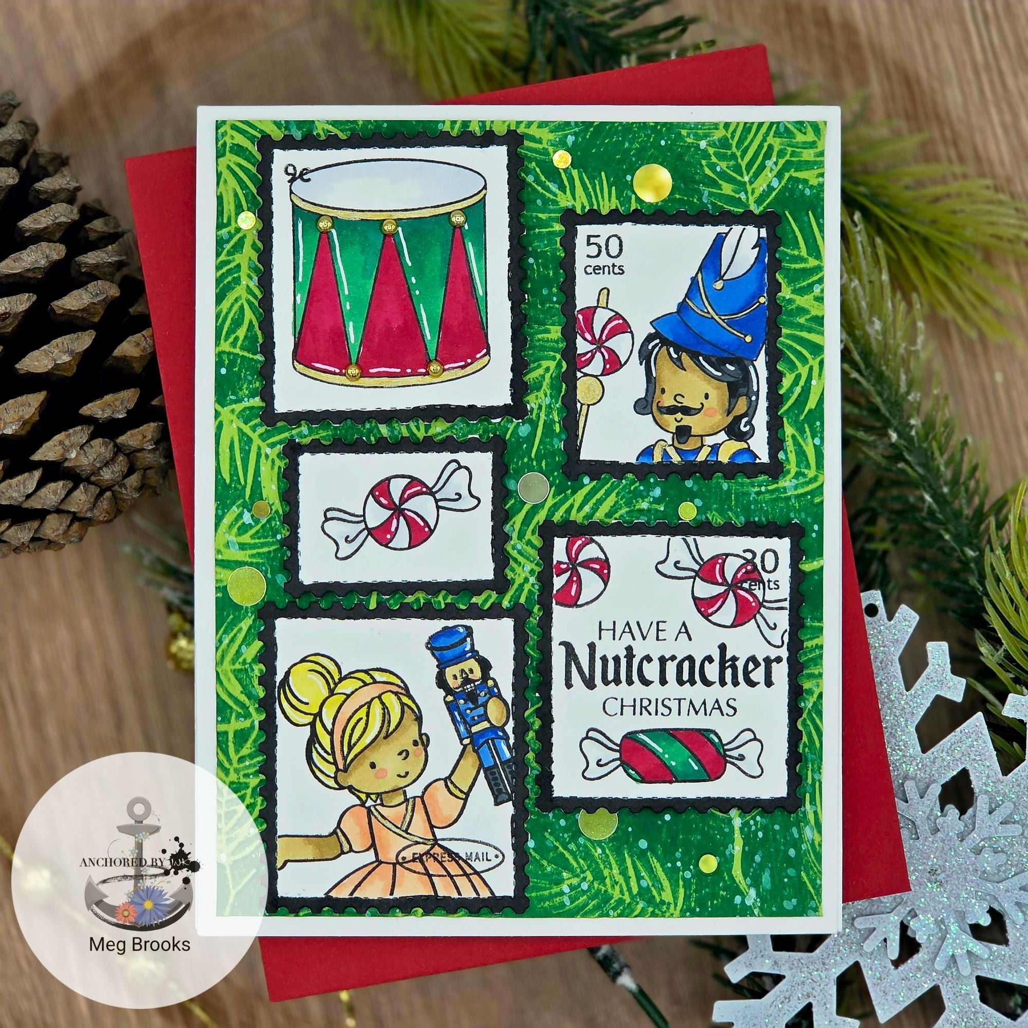 Simon Says Clear Stamps Nutcracker Christmas 3338ssc And Everything Nice Christmas Card