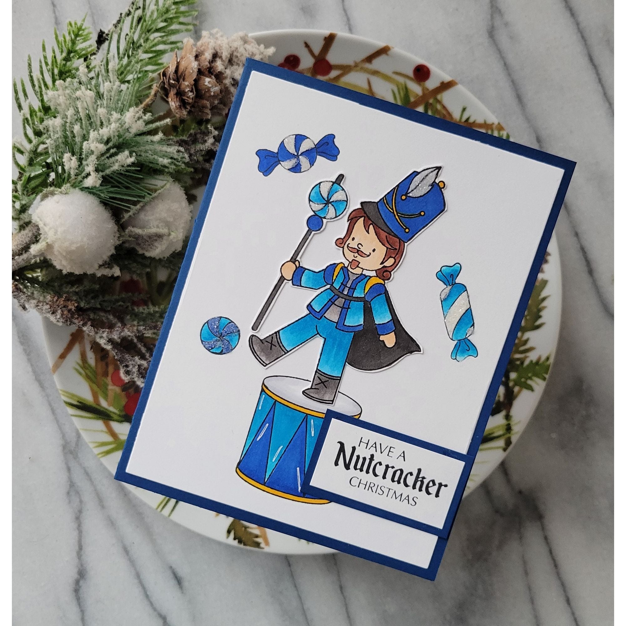 Simon Says Stamps and Dies Nutcracker Christmas set1089nc And Everything Nice Christmas Card | color-code:ALT01