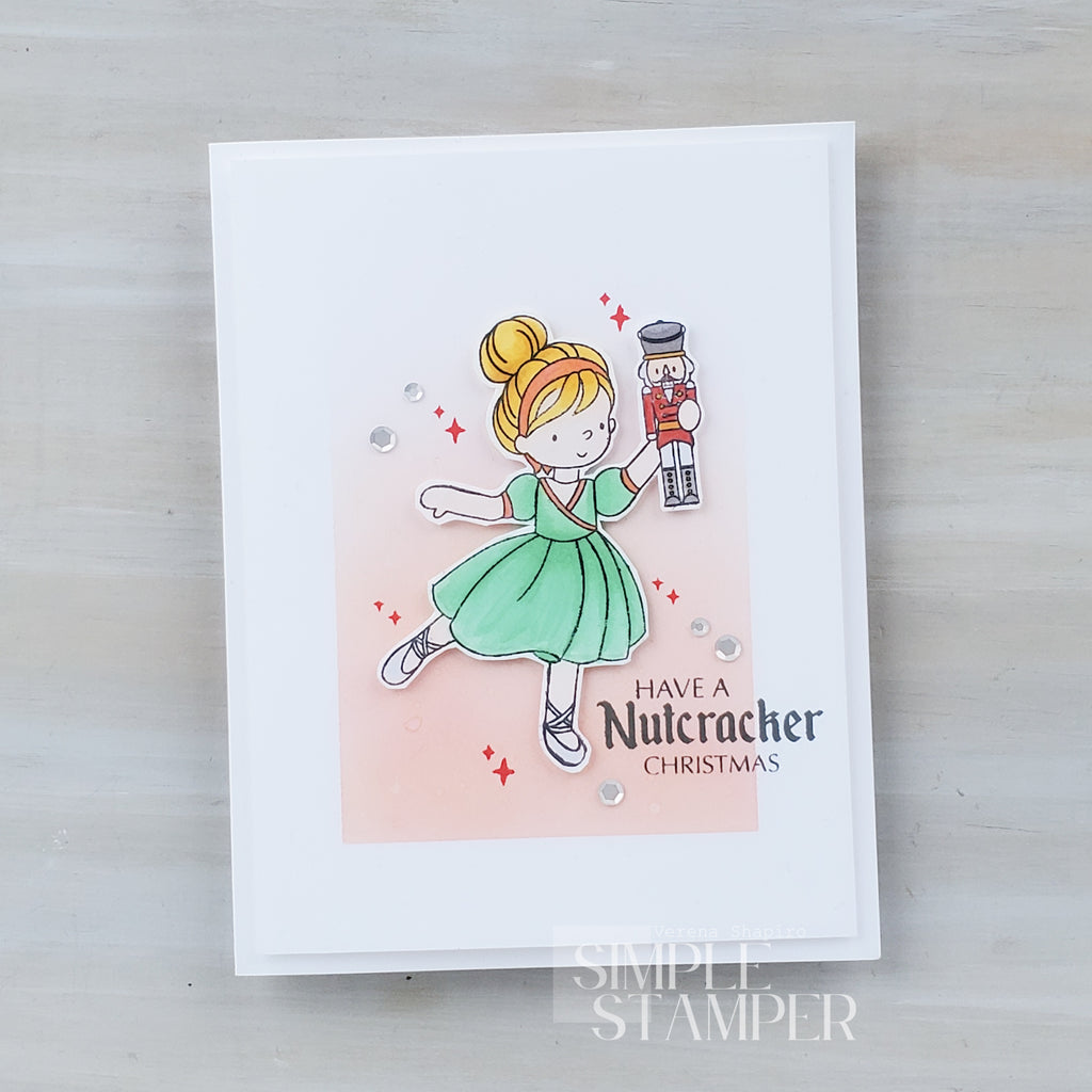 Simon Says Clear Stamps Nutcracker Christmas 3338ssc And Everything Nice Christmas Card