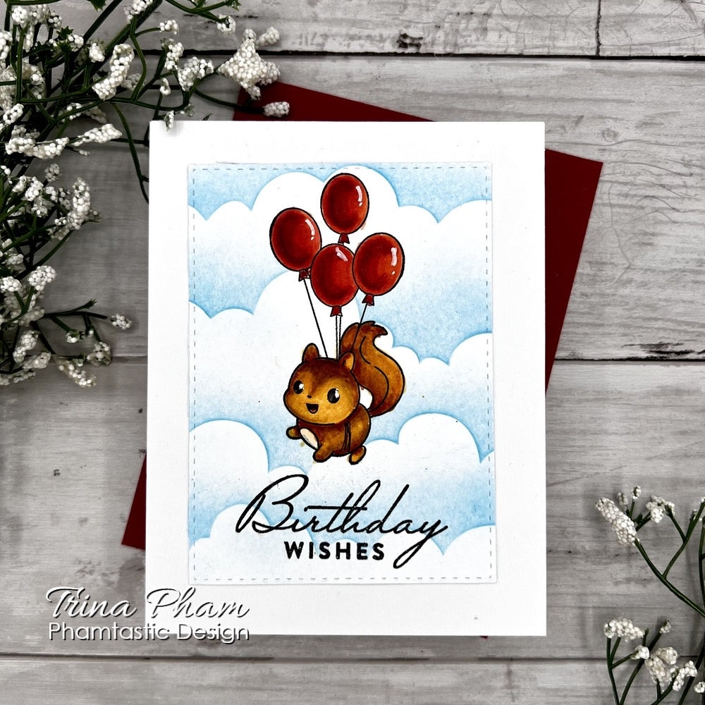 Simon Says Clear Stamps Nuts About You 3257ssc STAMPtember BIrthday Card