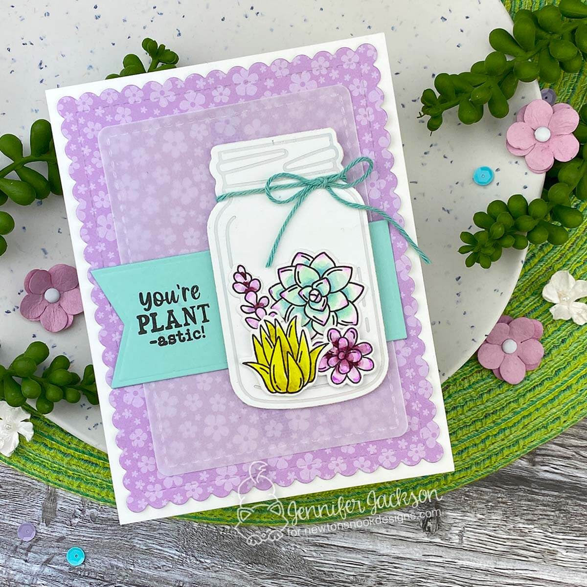 succulent stamps Succulent Garden Stamp Set