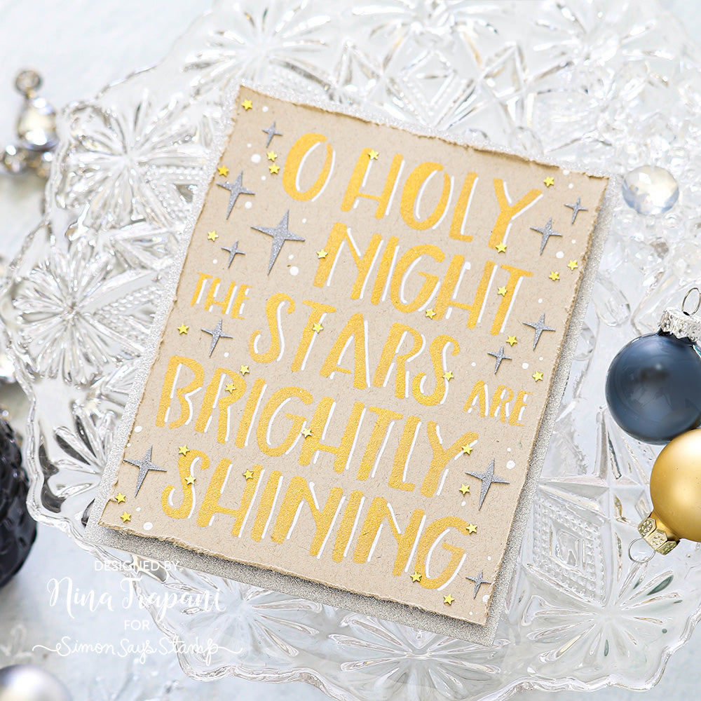 Simon Says Stamp Stencils O Holy Night mt221716 All The Joy Christmas Card | color-code:ALT04
